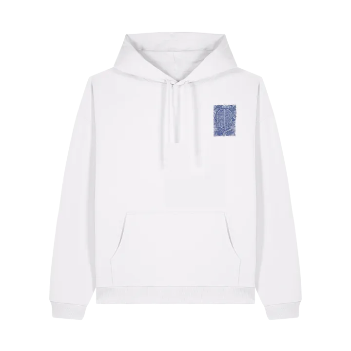 Sweatshirt Oversize - CALAVERA AZUL - Label BOSSI 