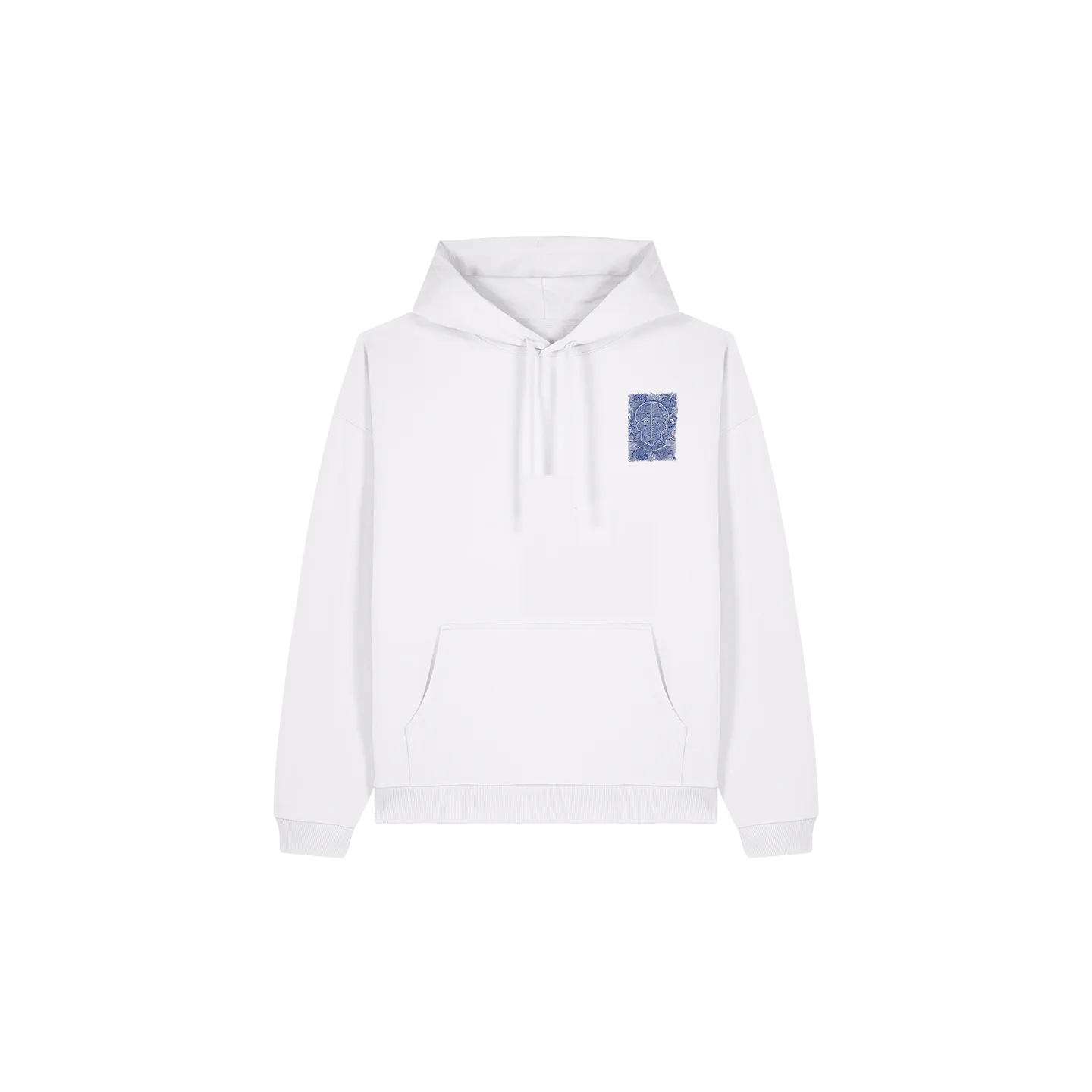 Sweatshirt Oversize - CALAVERA AZUL - Label BOSSI 