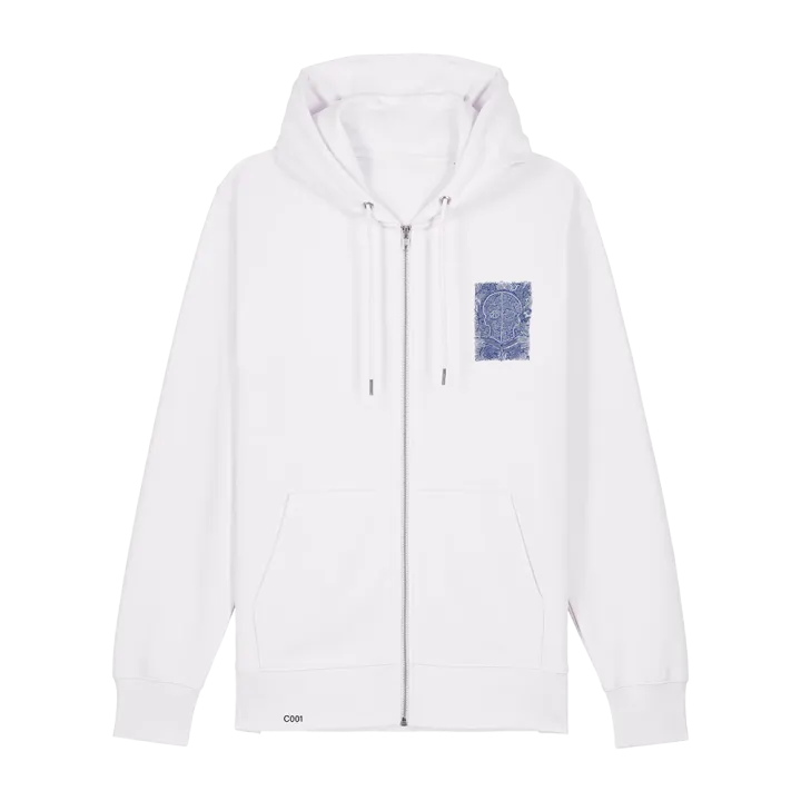 Sweatshirt Zippé - CALAVERA AZUL - Label BOSSI