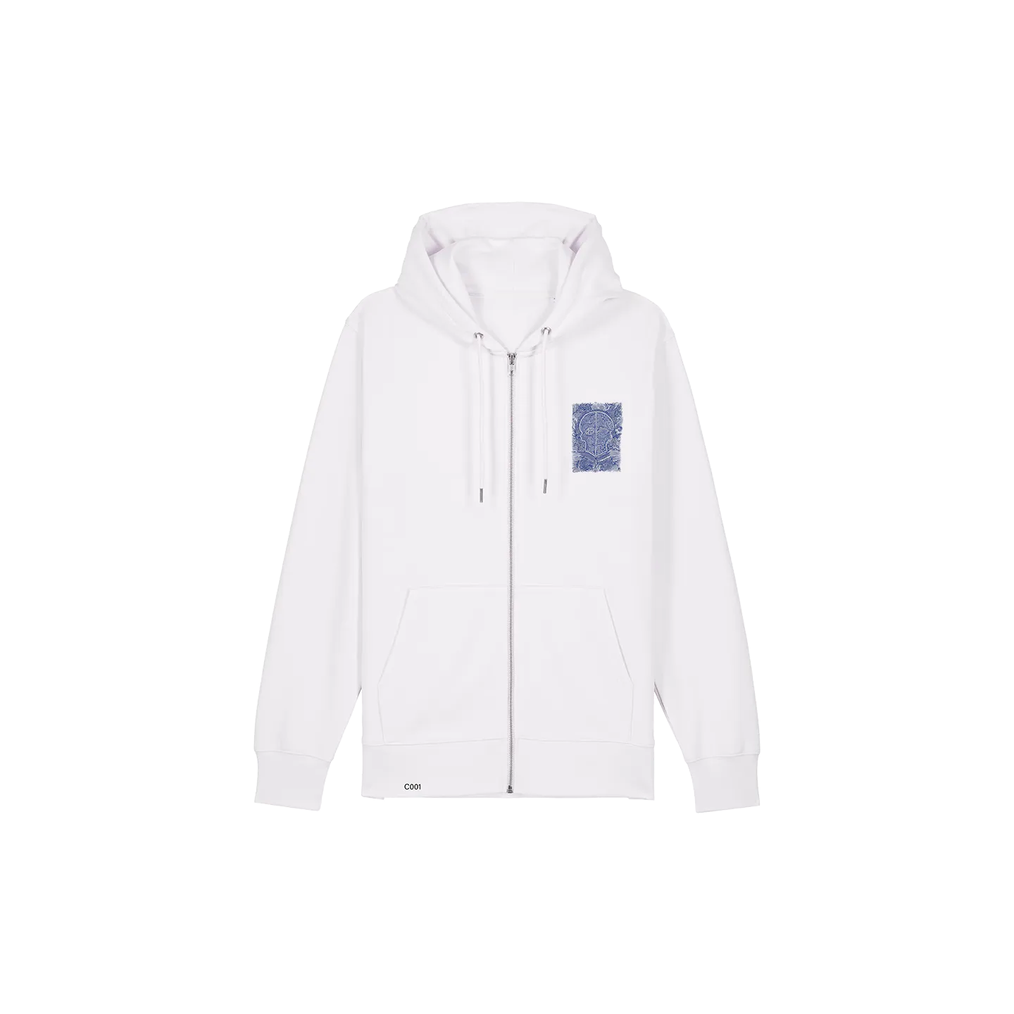 Sweatshirt Zippé - CALAVERA AZUL - Label BOSSI