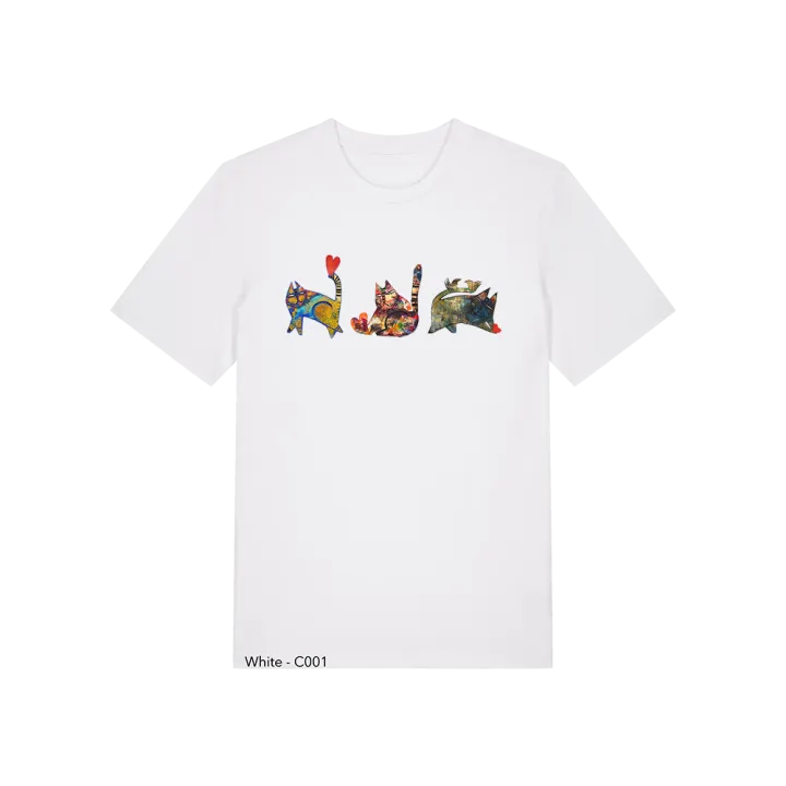 T-shirt Unisexe - LES CHATS DE COEUR - Label DINA