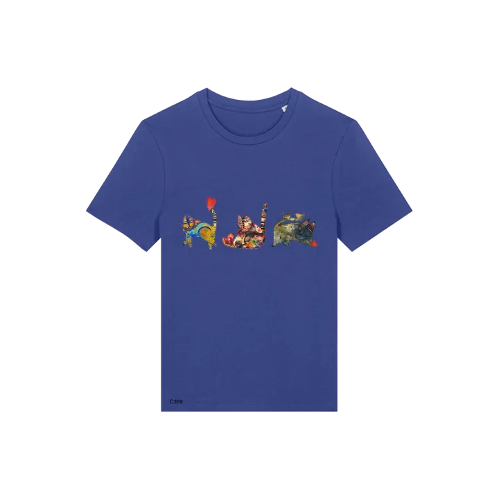 T-shirt  Femme - LES CHATS DE COEUR - Label DINA