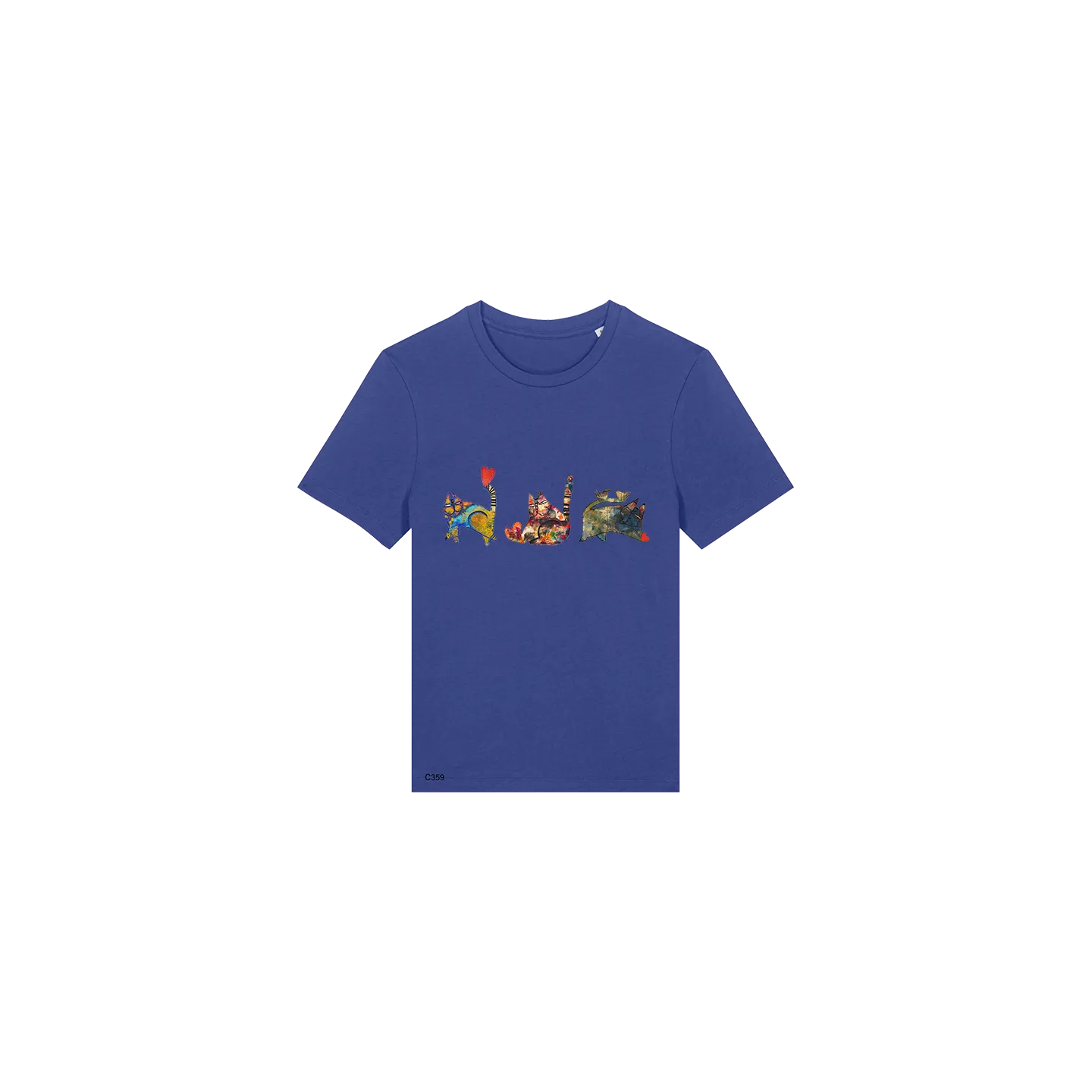 T-shirt  Femme - LES CHATS DE COEUR - Label DINA