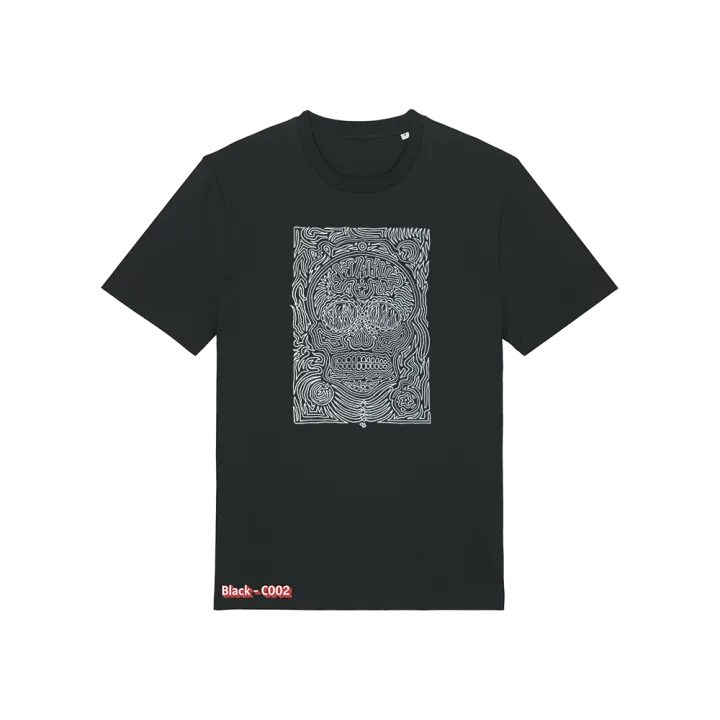 T-shirt Unisexe - CALAVERA BLANCA - Label BOSSI