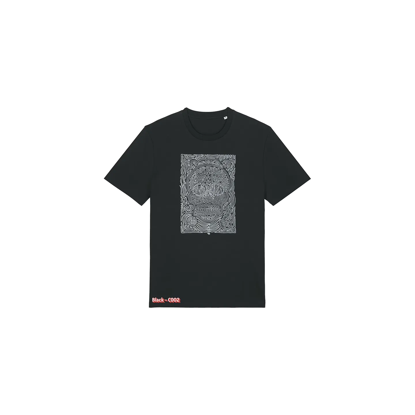 	T-shirt Unisexe - CALAVERA BLANCA - Label BOSSI