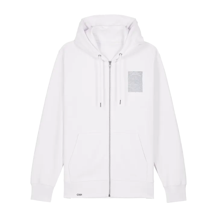 Sweatshirt Zippé - CALAVERA BLANCA - Label BOSSI