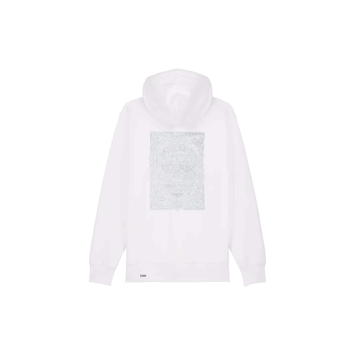 Sweatshirt Zippé  - CALAVERA BLANCA - Label BOSSI