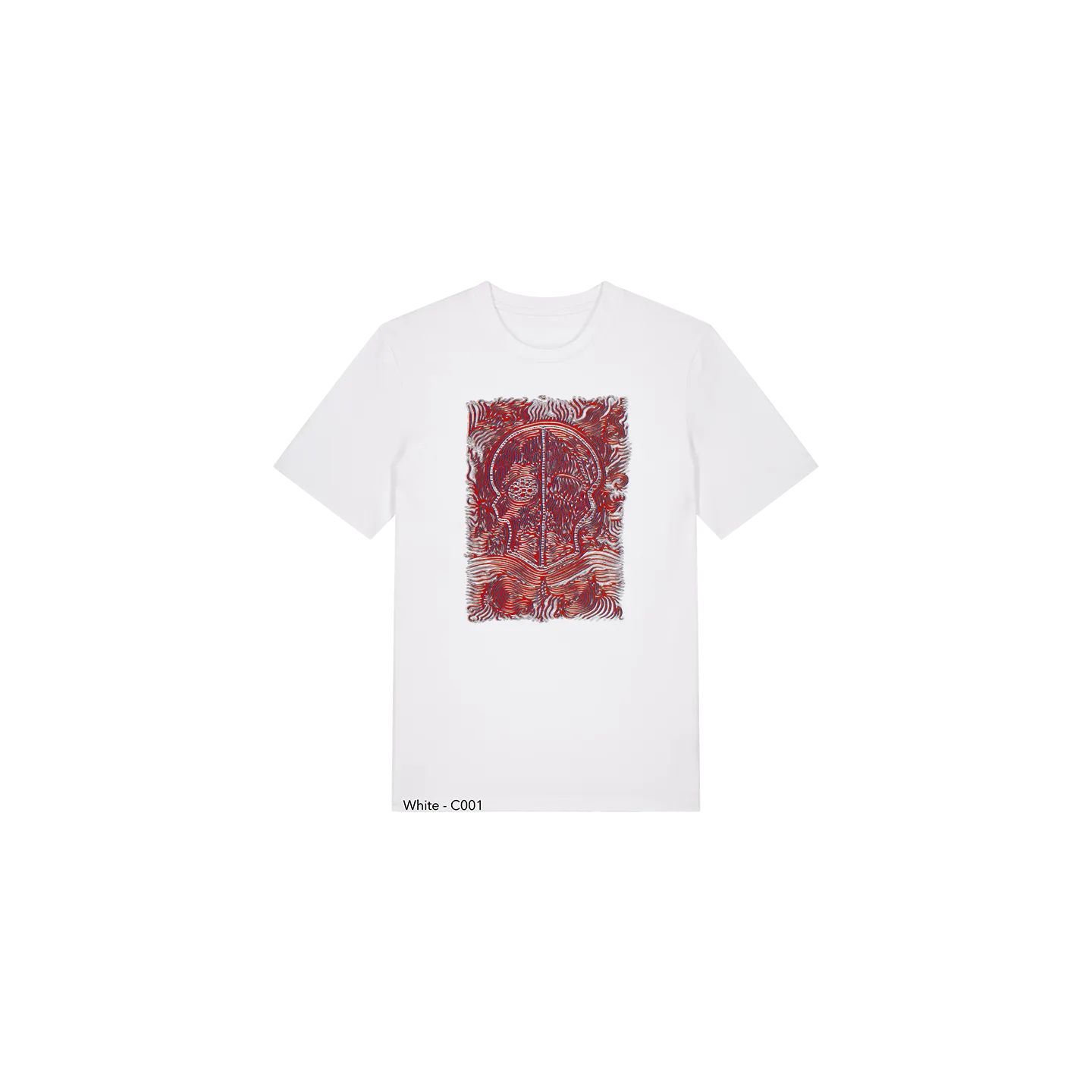 	T-shirt Unisexe - CALAVERA ROJA - Label BOSSI