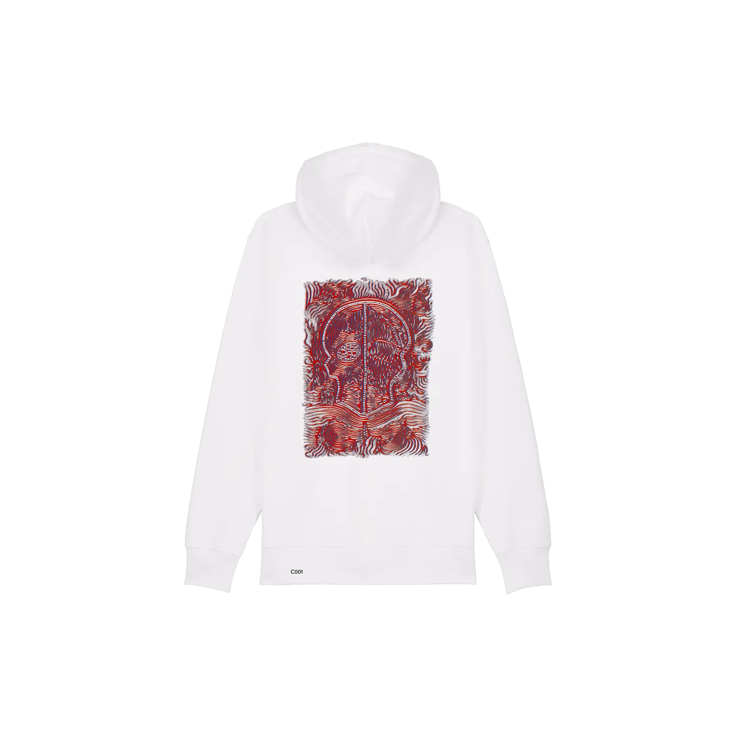 Sweatshirt Zippé - CALAVERA ROJA - Label BOSSI