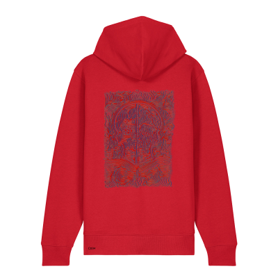 Sweats Zippé - CALAVERA ROJA - Label BOSSI