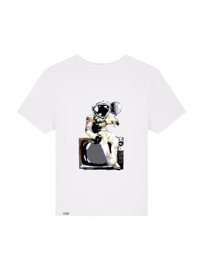 T-shirt Femme - ASTRONAUTE A LA UNE - Label GUERANDELLE