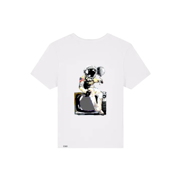 T-shirt Femme - ASTRONAUTE A LA UNE - Label GUERANDELLE