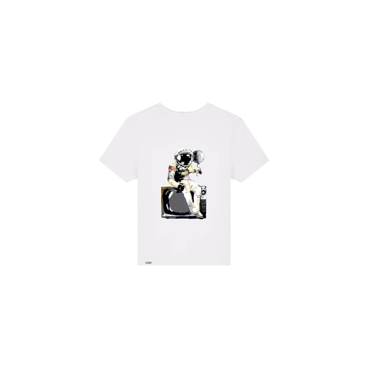 T-shirt Femme - ASTRONAUTE A LA UNE - Label GUERANDELLE