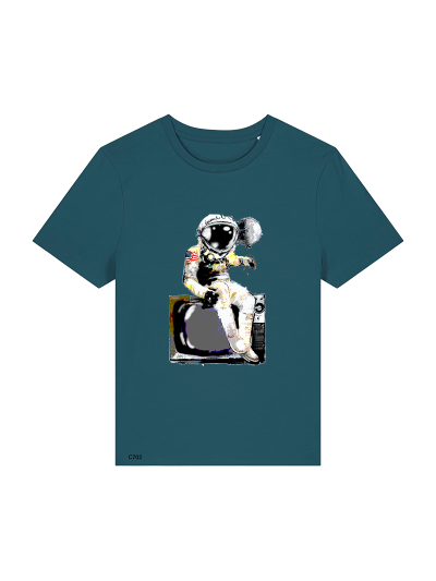 T-shirt Femme - ASTRONAUTE A LA UNE - Label GUERANDELLE