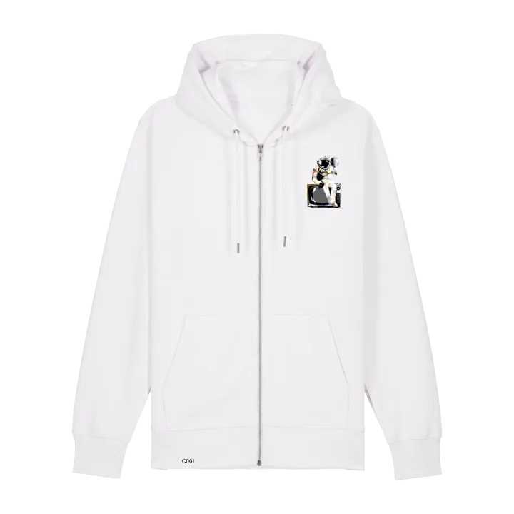 Sweatshirt Zippé - ASTRONAUTE A LA UNE - Label GUERANDELLE