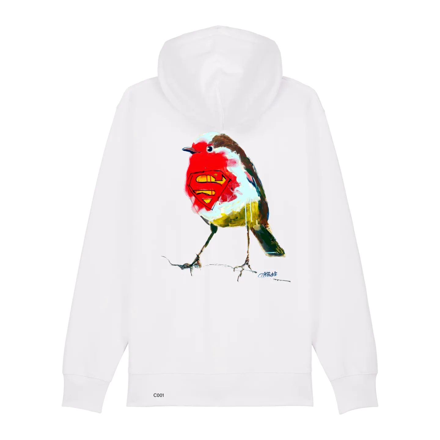 Sweatshirt Zippé - SUPER BIRD - Label GUERANDELLE