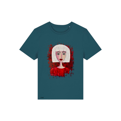 T-shirt Femme - FEMME EN ROUGE - Label PyM