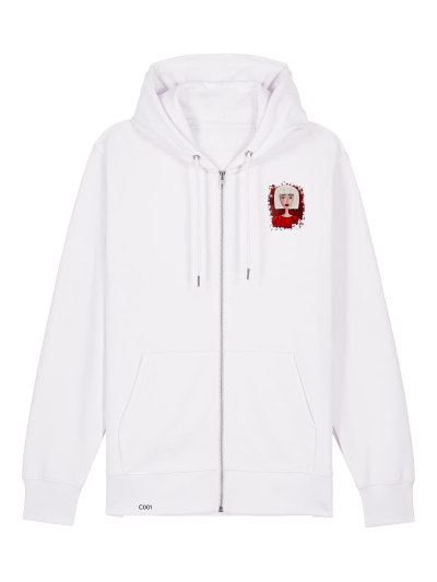 	Sweats Zippé - FEMME EN ROUGE - Label PyM