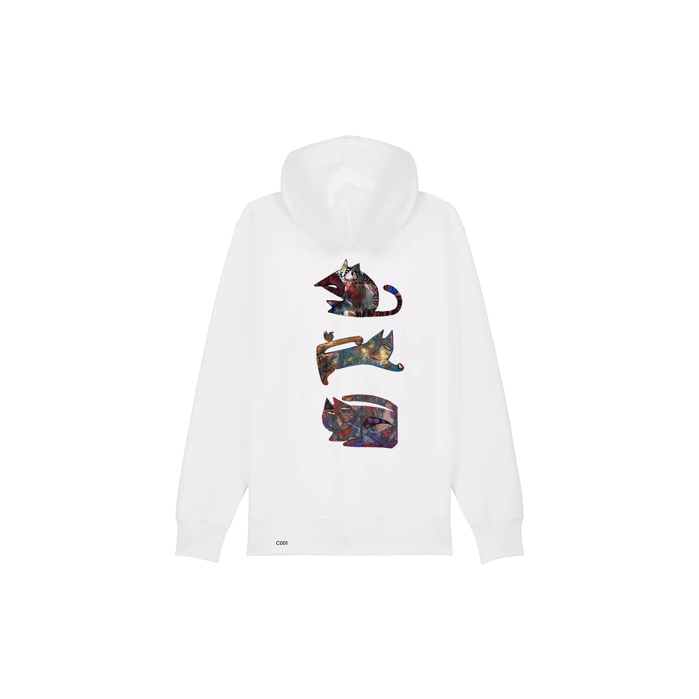 Sweatshirt Zippé - LES CHATS - Label DINA