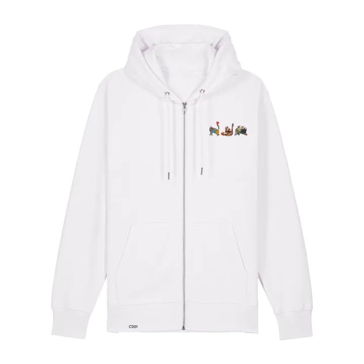 Sweatshirt Zippé - CHATS DE COEUR - Label DINA