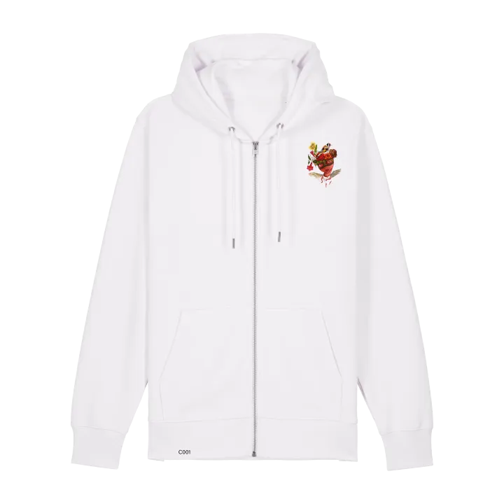 Sweatshirt Zippé - LE CHARDONNERET - Label DINA	