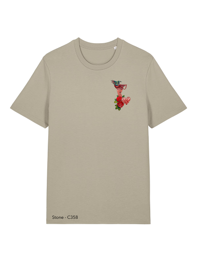 T-shirt Unisexe - DAME DE COEUR A COEUR - Label DINA	