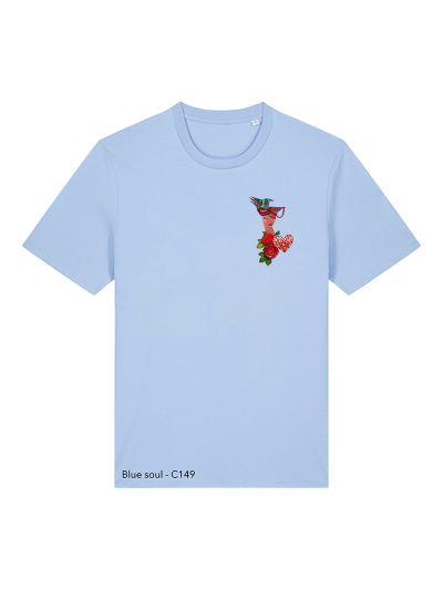 T-shirt Unisexe - DAME DE COEUR A COEUR - Label DINA	