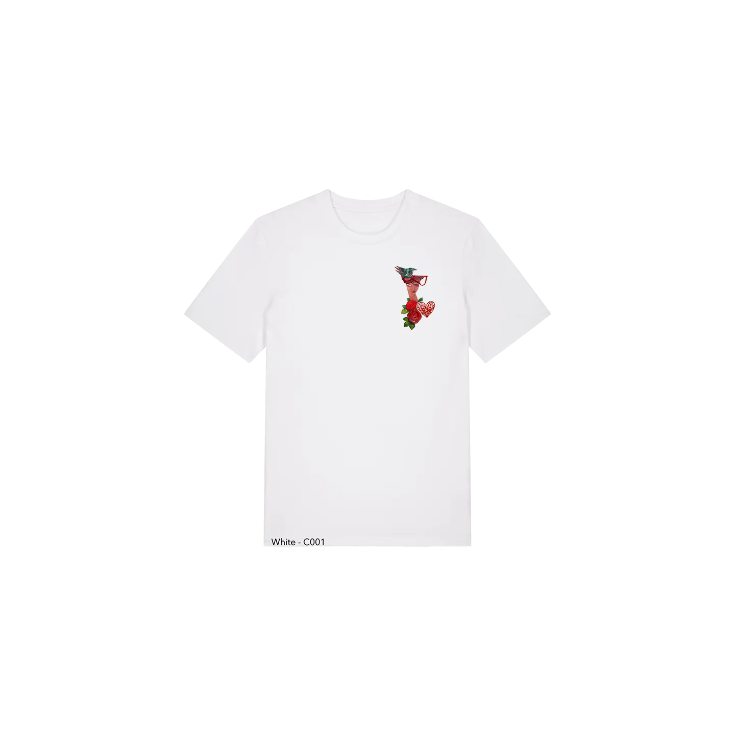 T-shirt Unisexe - DAME DE COEUR A COEUR - Label DINA	