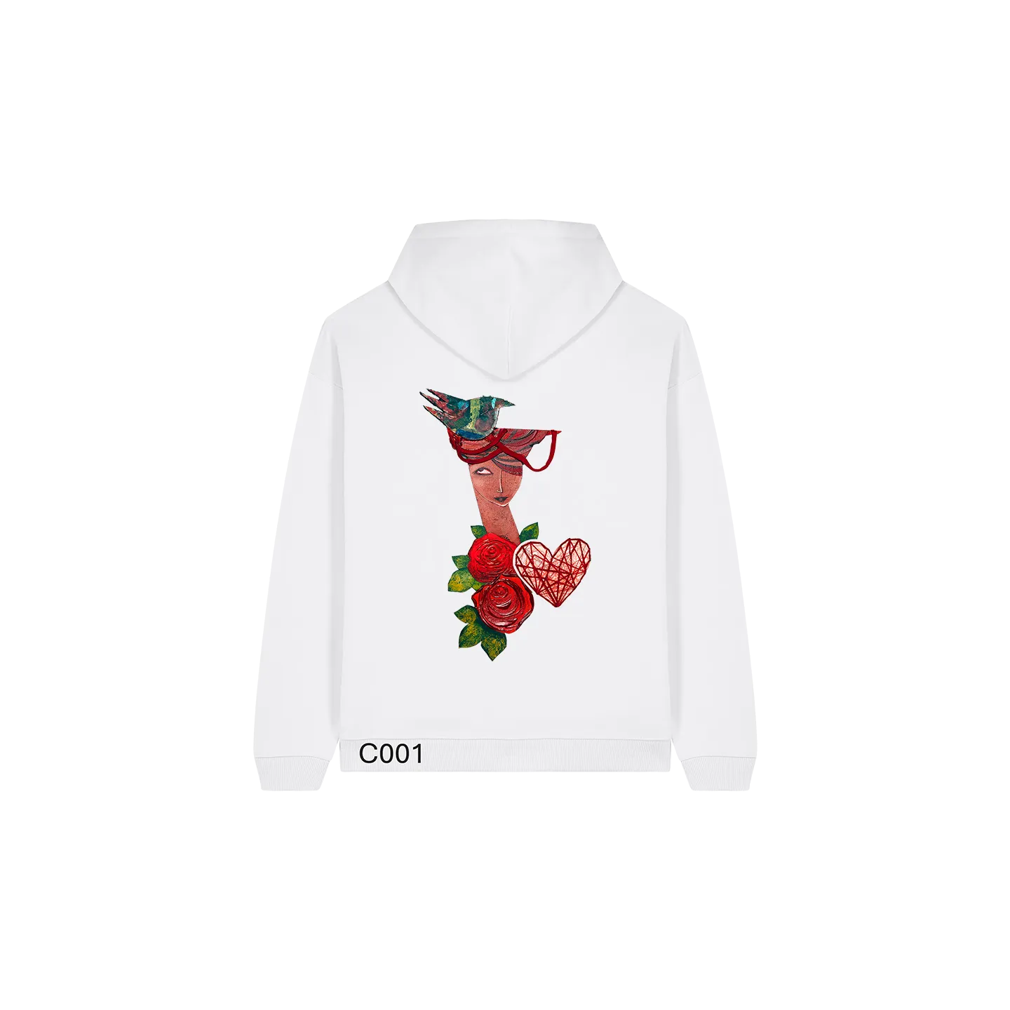 Sweatshirt Oversize - DAME DE COEUR A COEUR - Label DINA	