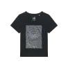 	T-shirt Femme Col V - CALAVERA BLANCA - Label BOSSI 