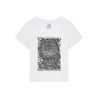 	T-shirt Femme Col V - CALAVERA NEGRA - Label BOSSI 
