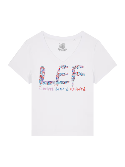 T-shirt Femme Col V - L.E.F - Label PYM	