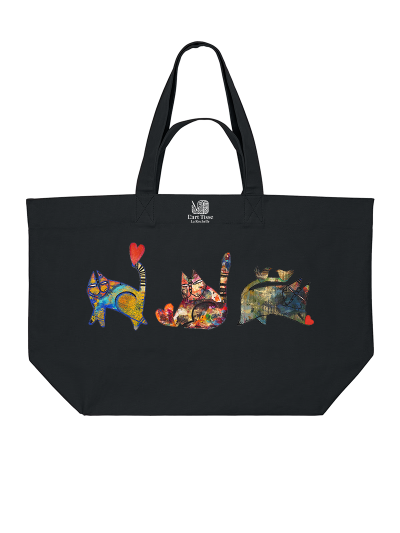 Shopping Bag - COEUR  DE CHAT - Label DINA