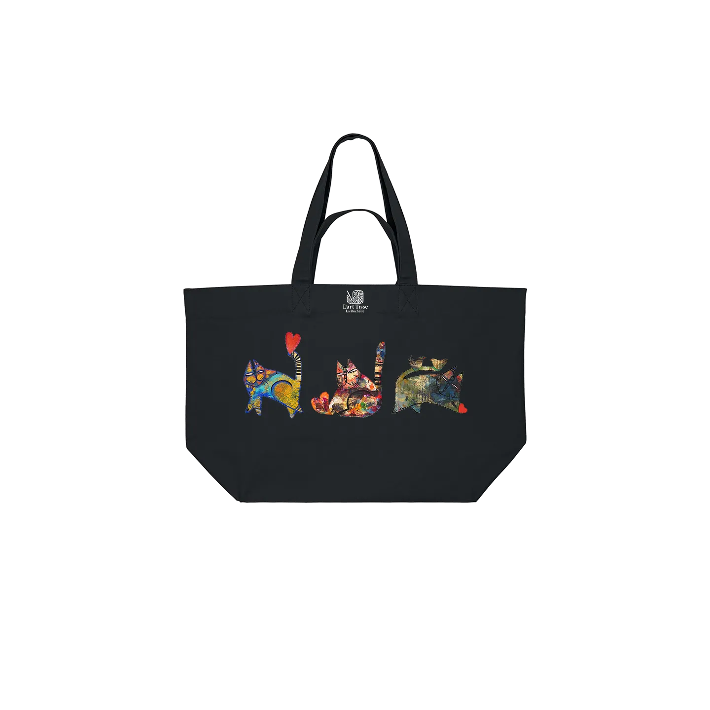 Shopping Bag - COEUR  DE CHAT - Label DINA