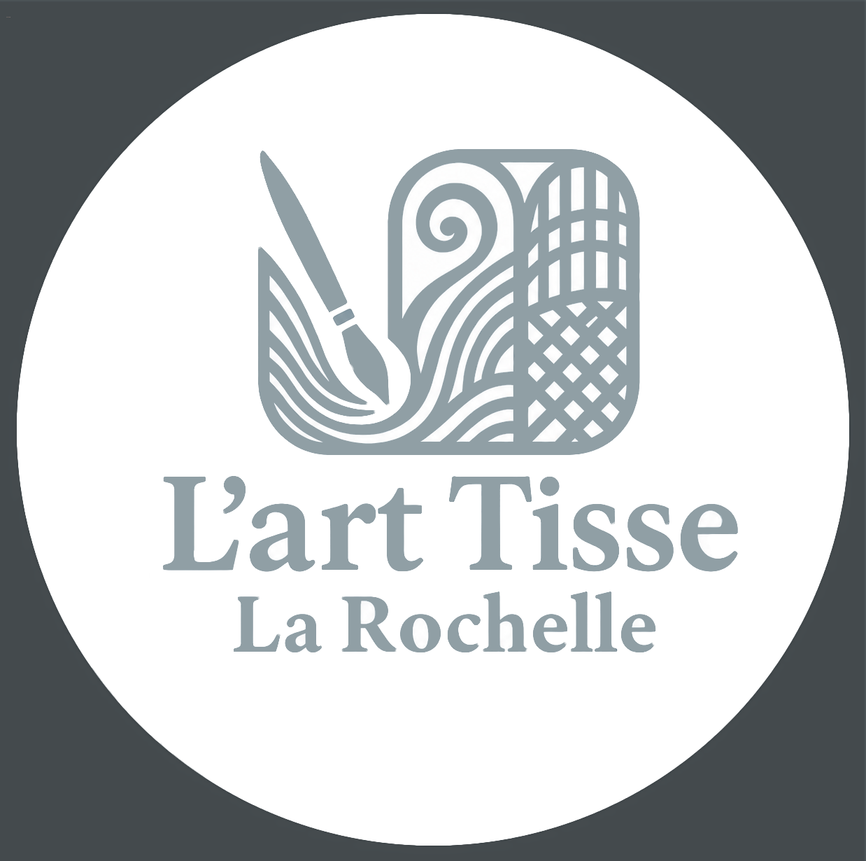 Logo footer L'Art Tisse La Rochelle