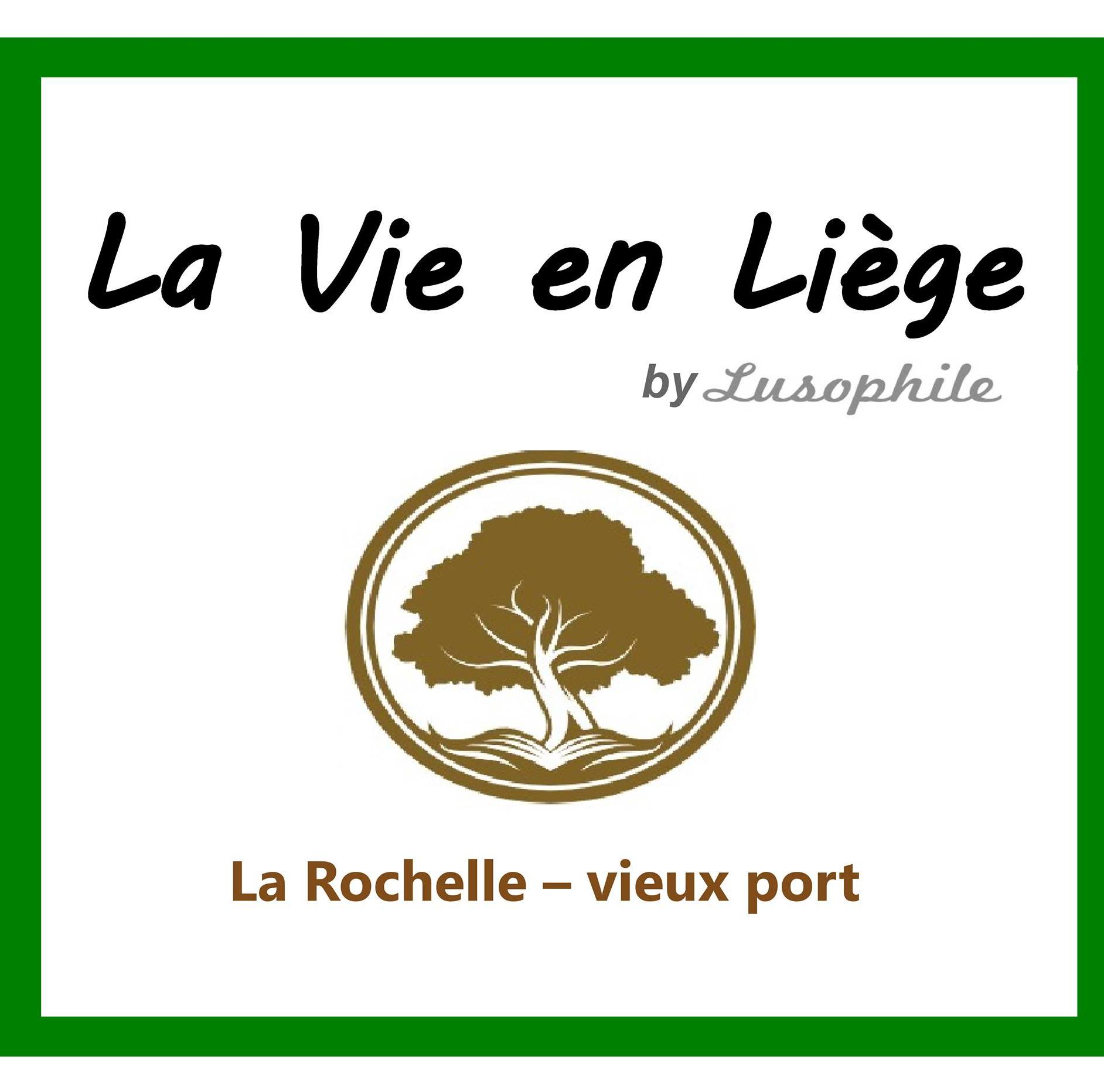 Logotype de l’entreprise la vie en liège qui nous montre un arbre dans un cercle