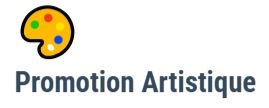 Logo promotion artistique