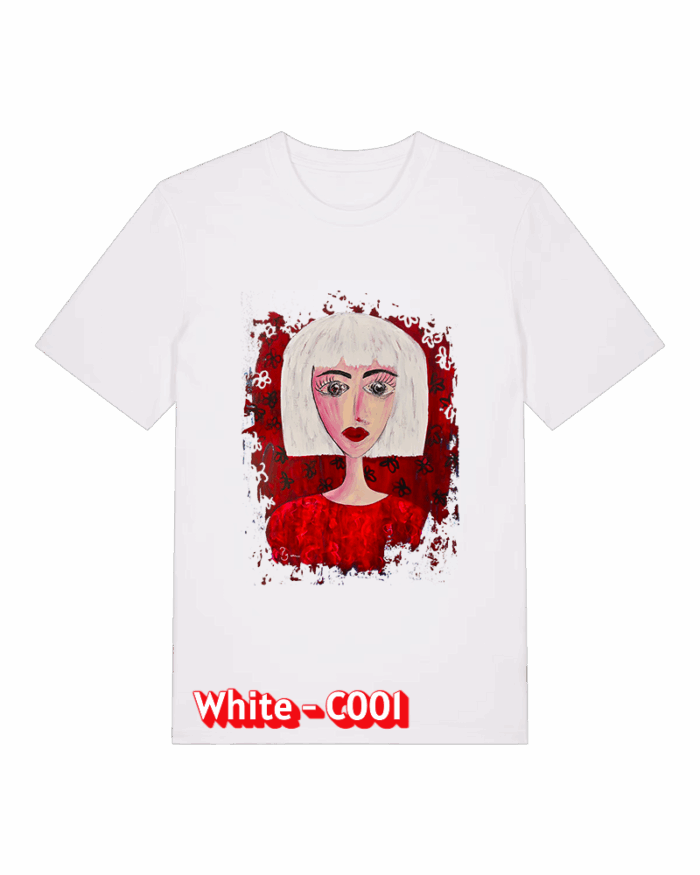 T-Shirt Femme En Rouge – Image 2
